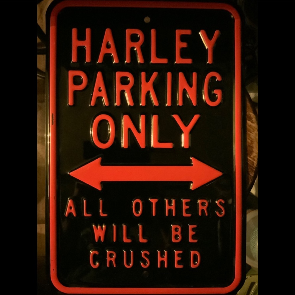 ❌SOLD❌ Harley Parking Only Sign